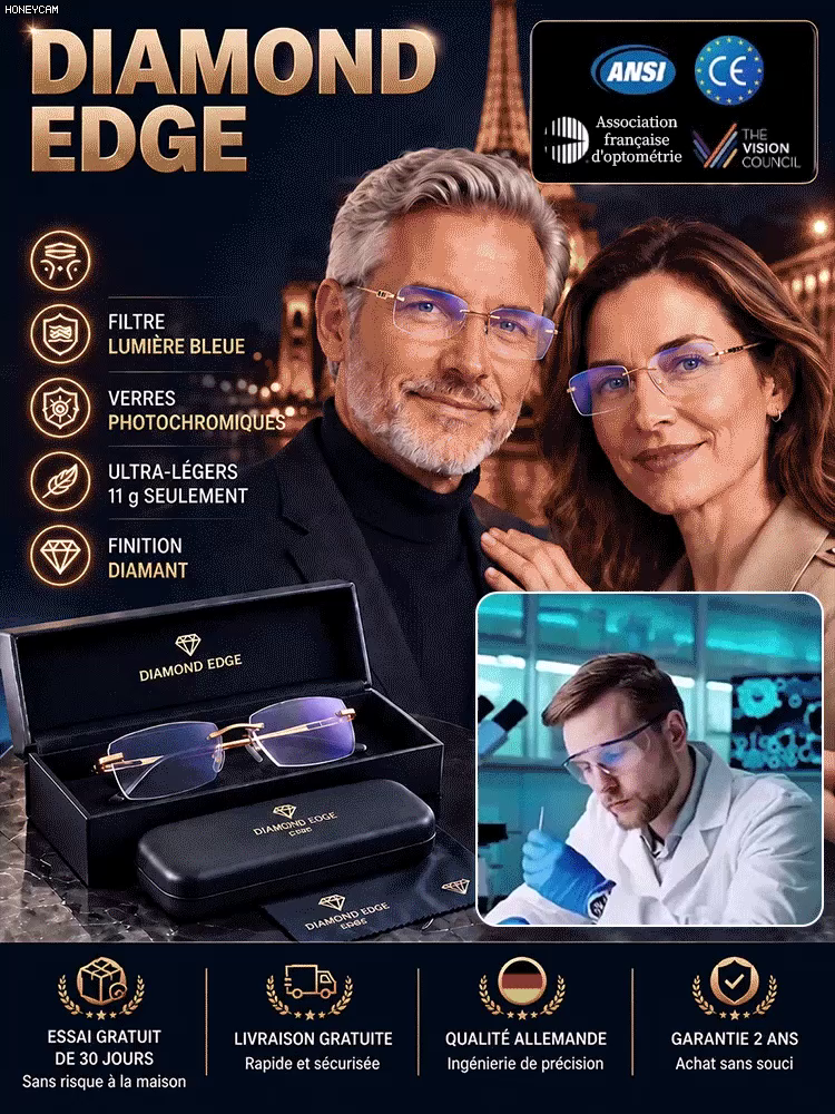 Lunettes de lecture anti-lumière bleue haute définition