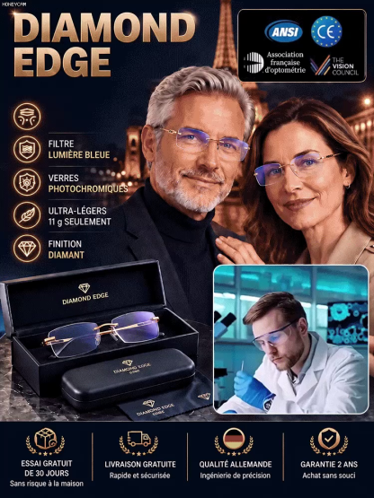 Lunettes de lecture anti-lumière bleue haute définition