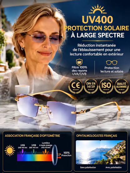 Lunettes de lecture anti-lumière bleue haute définition