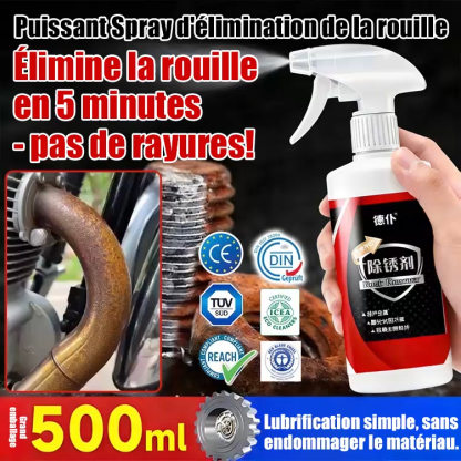 Spray puissant pour enlever la rouille