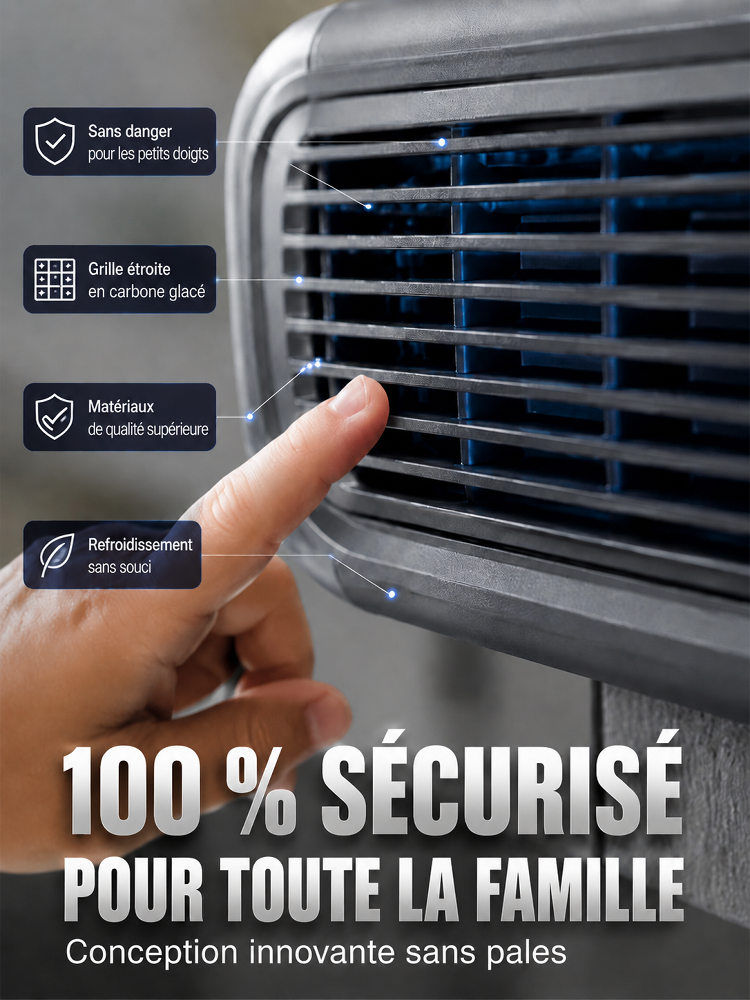 Édition 2026 — Ventilateur turbo à flux transversal-❄️ PLUS FROID QU'UNE CLIMATISATION