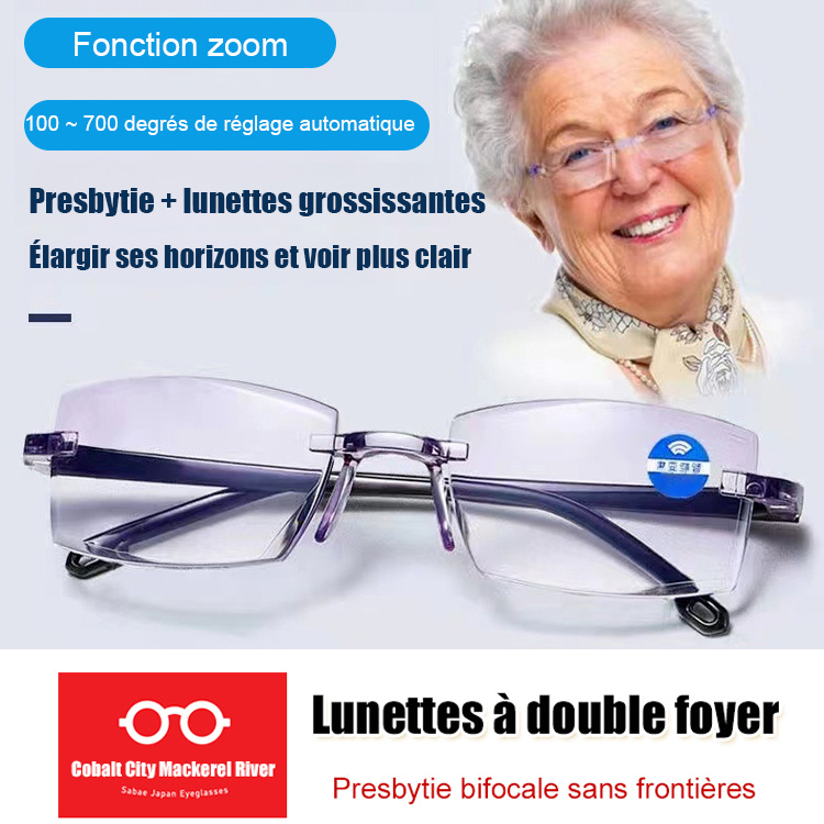 【Articles populaires】lunettes de lecture zoom, la correction s'ajuste automatiquement de -7 à +7 ✨ Bloque 99,9% de la lumière bleue ✨