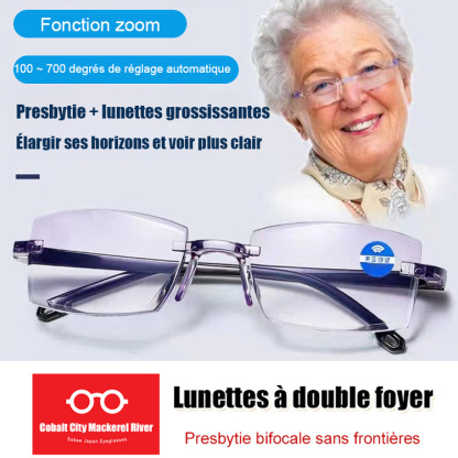 【Articles populaires】lunettes de lecture zoom, la correction s'ajuste automatiquement de -7 à +7 ✨ Bloque 99,9% de la lumière bleue ✨