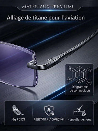 Lunettes intelligentes et confortables pour presbytie en haute définition