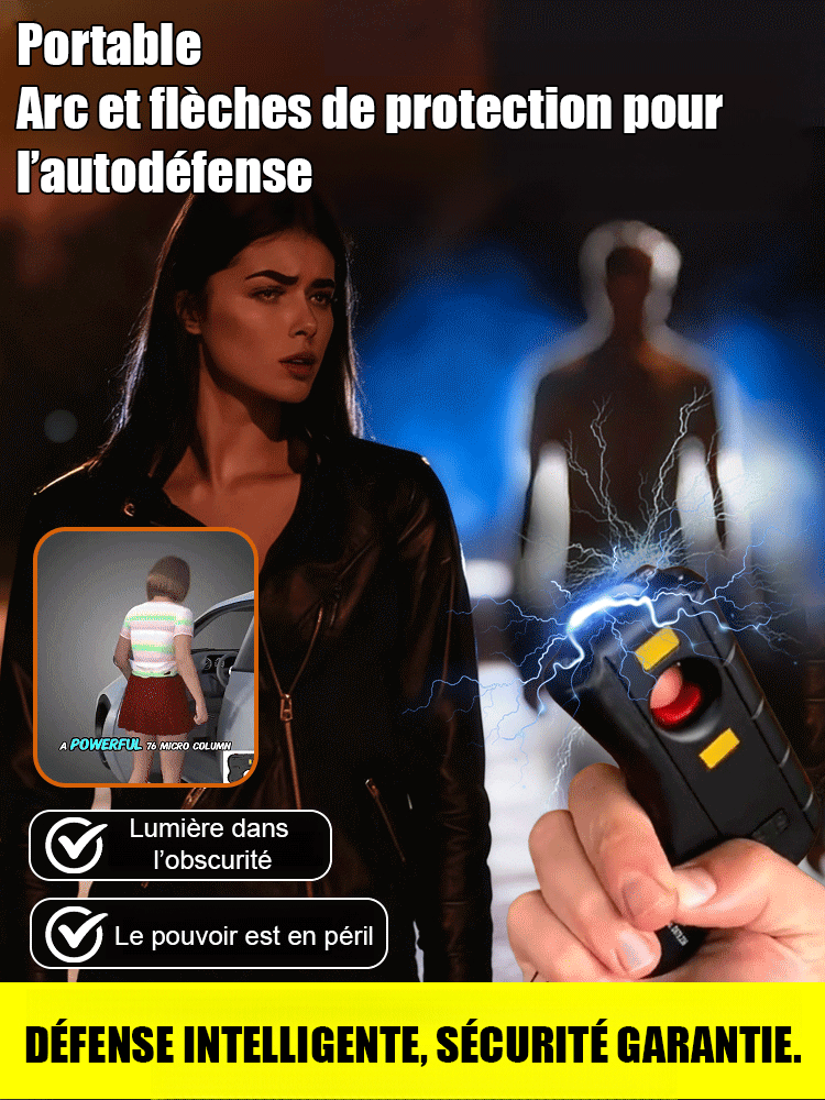 Outil de défense personnelle portatif à arc électrique