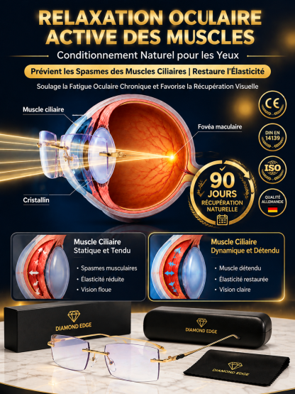 Lunettes de lecture anti-lumière bleue haute définition