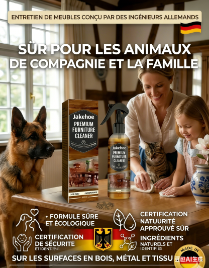 Nettoyant Protecteur & Brillant pour Parquets et Meubles en Bois