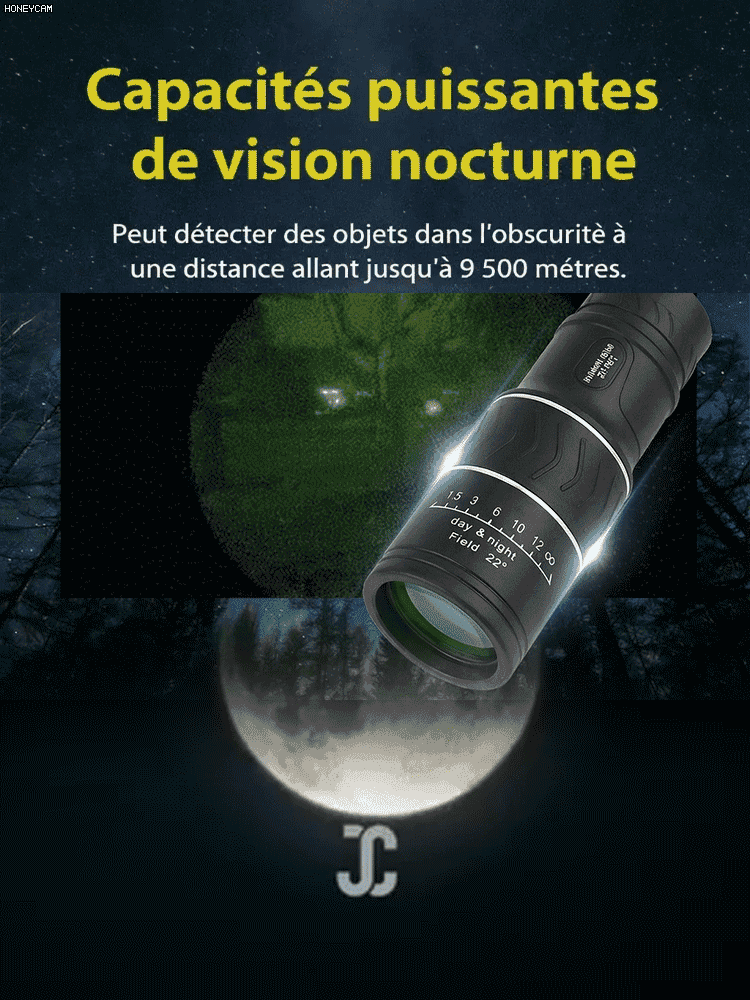 Lunette portable haute définition