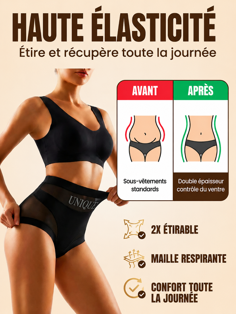 Culotte 3‑en‑1 Gainante | Ventre plat instantané, confort toute la journée