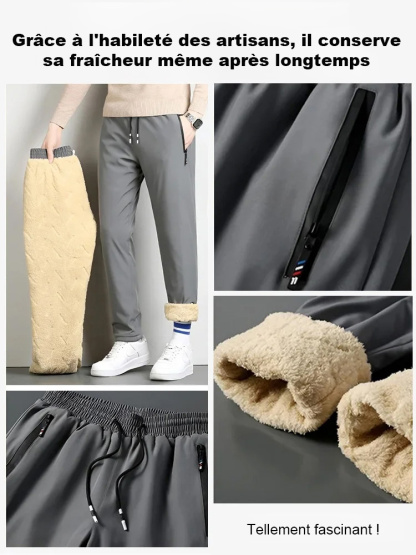 【Aucune crainte de la glace et de la neige】Pantalon en peau d'agneau