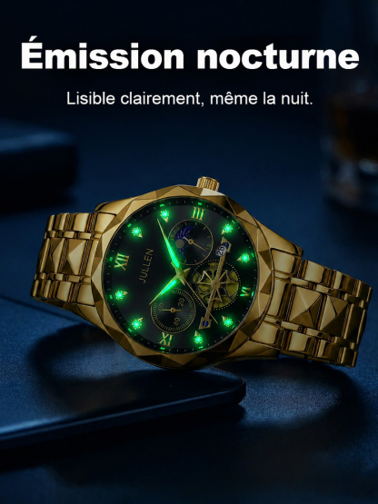 [ Vente d'urgence ] Montre de pilote française exclusive (Édition Denim)