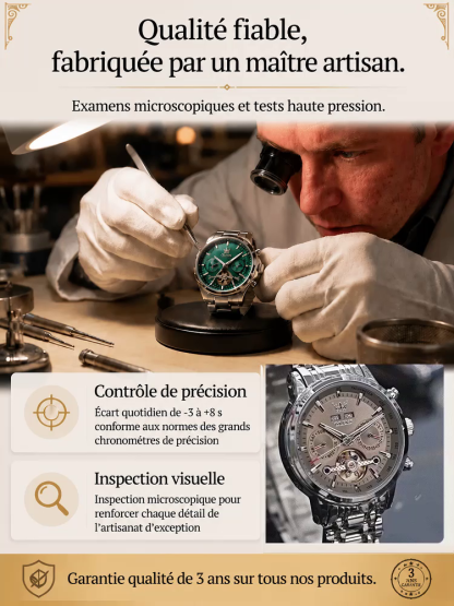 Montre exclusive fournie par l’hôtel de prestige de Saint-Jean-Cap-Ferrat | Édition limitée, réservée aux 100 premiers acheteurs