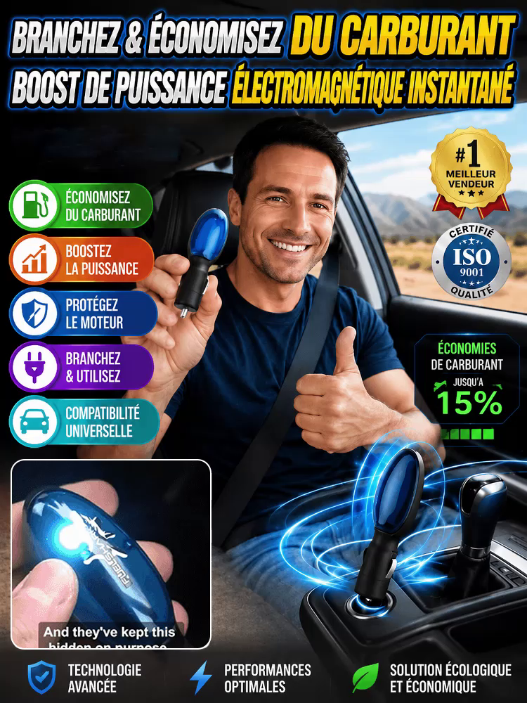 Arrêtez de dépenser des fortunes en essence ! Dispositif d’économie de carburant plug‑and‑play pour réduire votre consommation