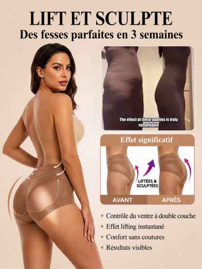 Culotte 3‑en‑1 Gainante | Ventre plat instantané, confort toute la journée
