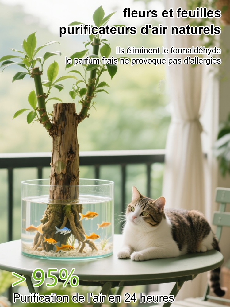 【Rencontre avec l'eau et revit】Le bois de la chance brésilien en hydroponie fleurit toute l'année.