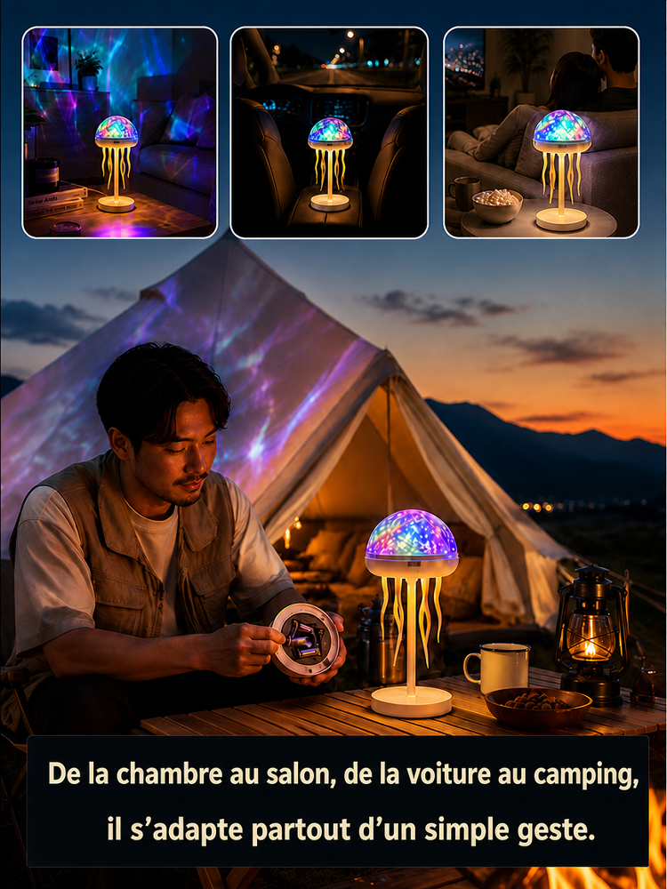 Lampe à Méduses Réaliste | Créez un univers sous-marin apaisant chez vous