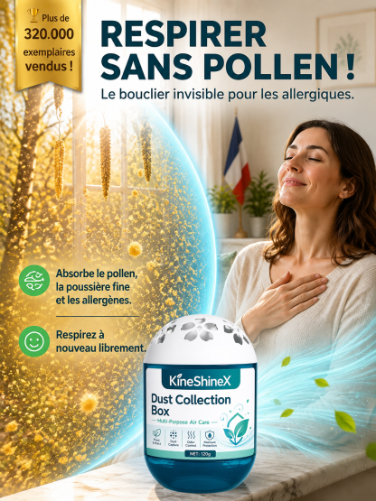 ✨ Boîtier Absorbant de Poussière à Technologie de Laboratoire | Élimine Poils & Peluches