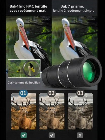 Lunette portable haute définition