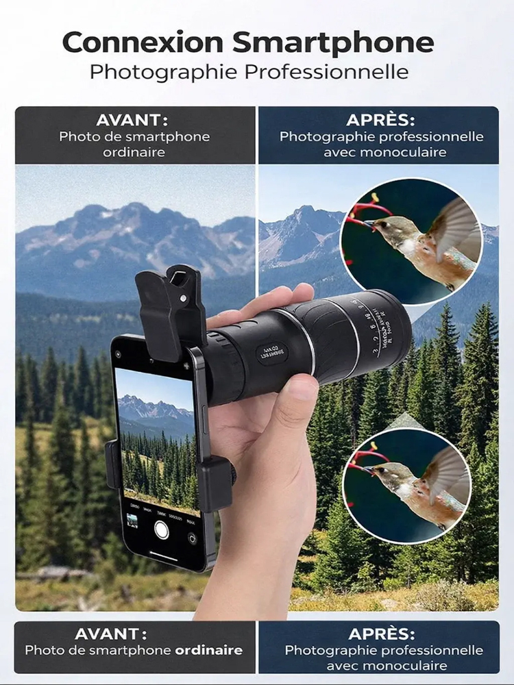 Lunette portable haute définition