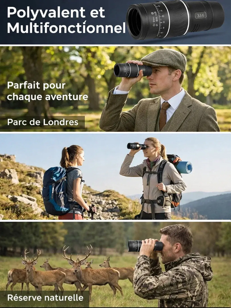 Lunette portable haute définition