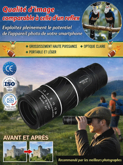 Lunette portable haute définition