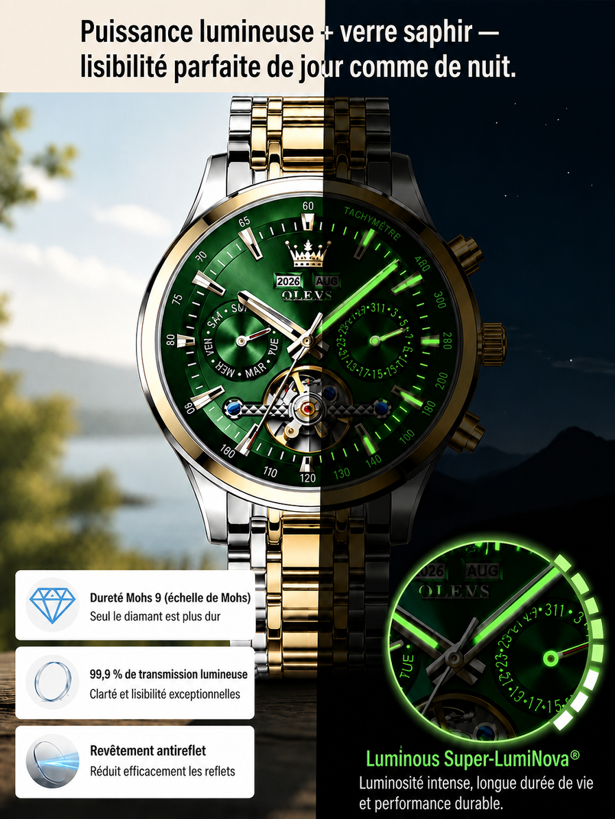 Montre exclusive fournie par l’hôtel de prestige de Saint-Jean-Cap-Ferrat | Édition limitée, réservée aux 100 premiers acheteurs