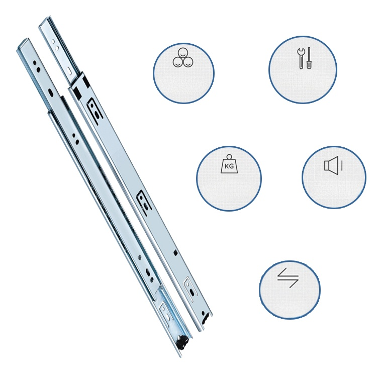 Mocna prowadnica meblowa 35mm
