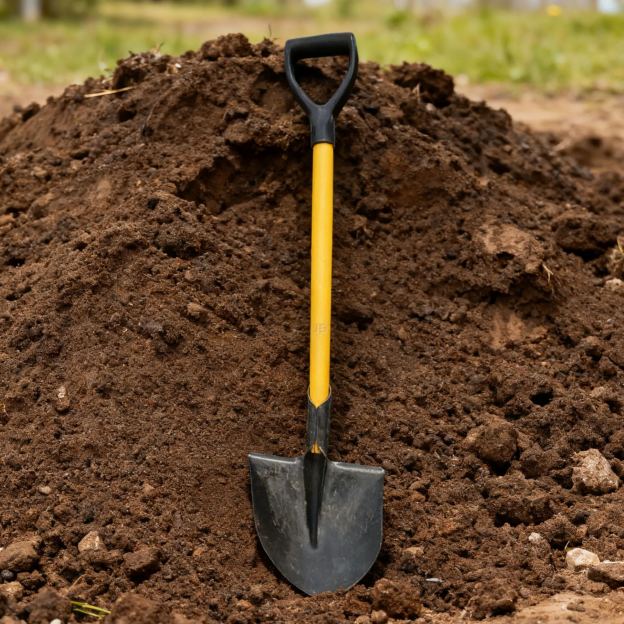 Łopata z trzonkiem z włókna szklanego