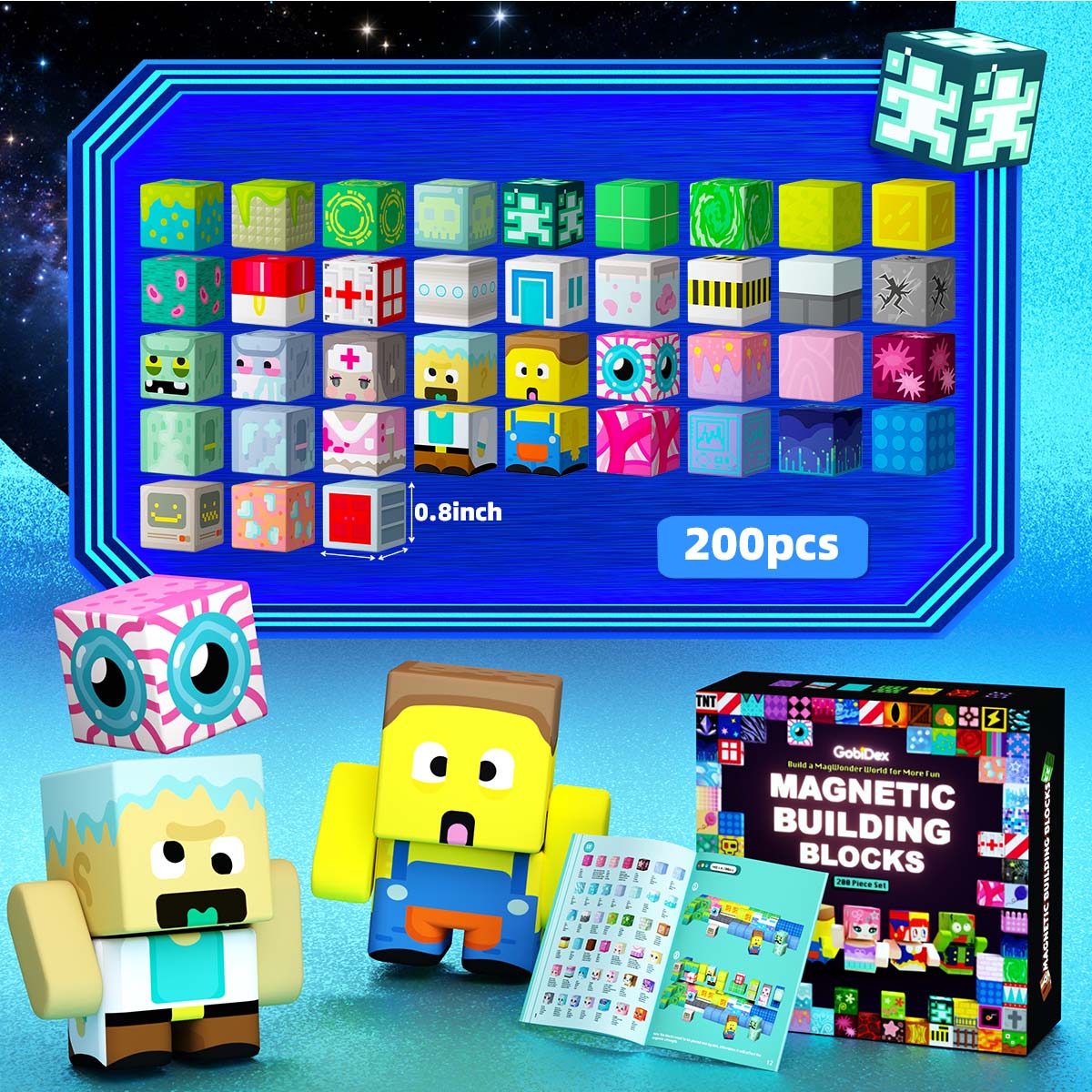 GobiDex Magnetic Building Cubes Mini (Fantasy Lab)