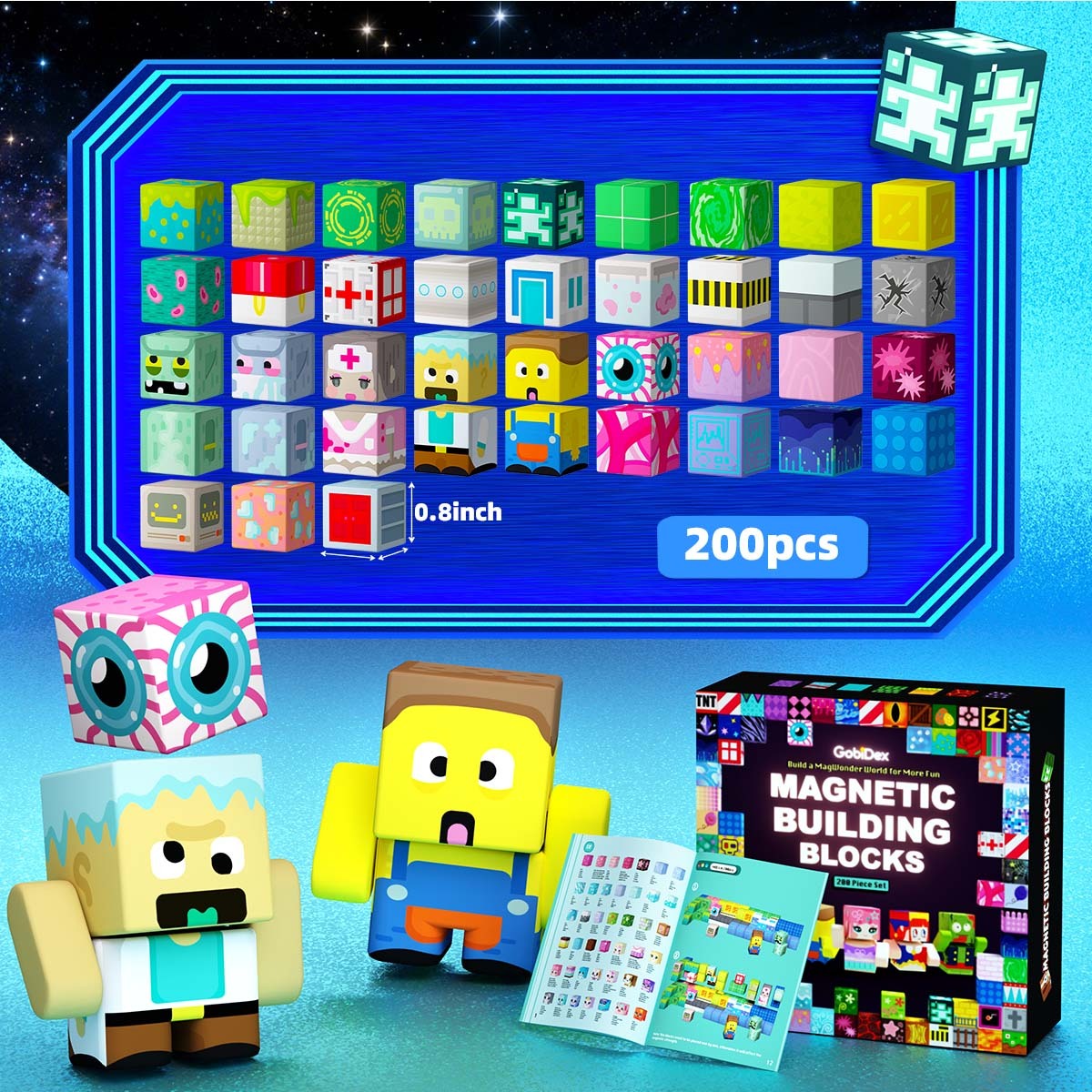GobiDex Magnetic Building Cubes Mini (Fantasy Lab)