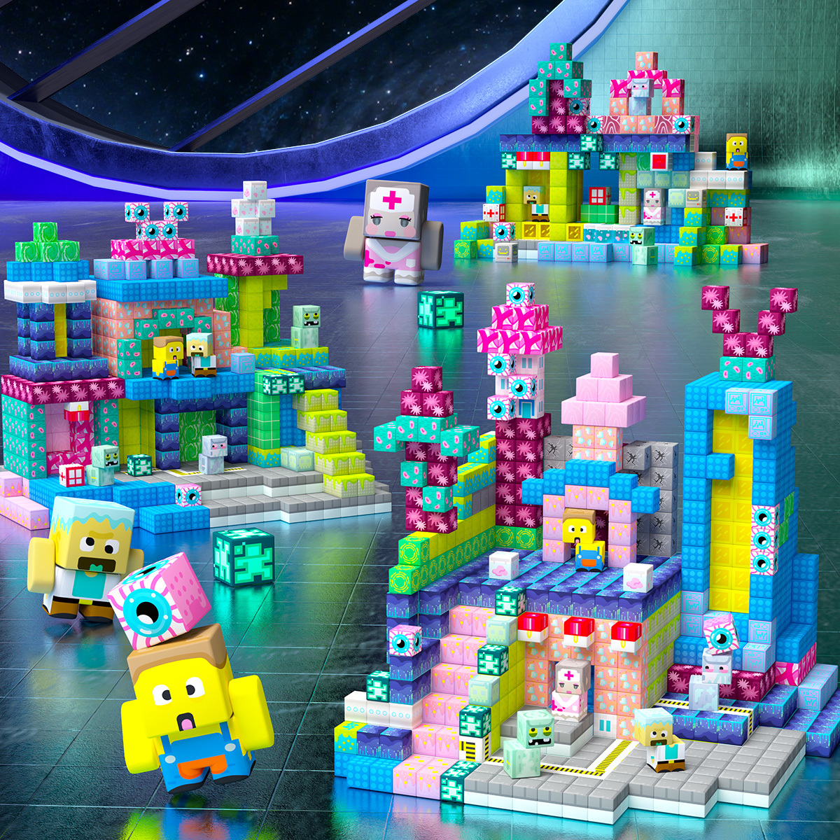 GobiDex Magnetic Building Cubes Mini (Fantasy Lab)