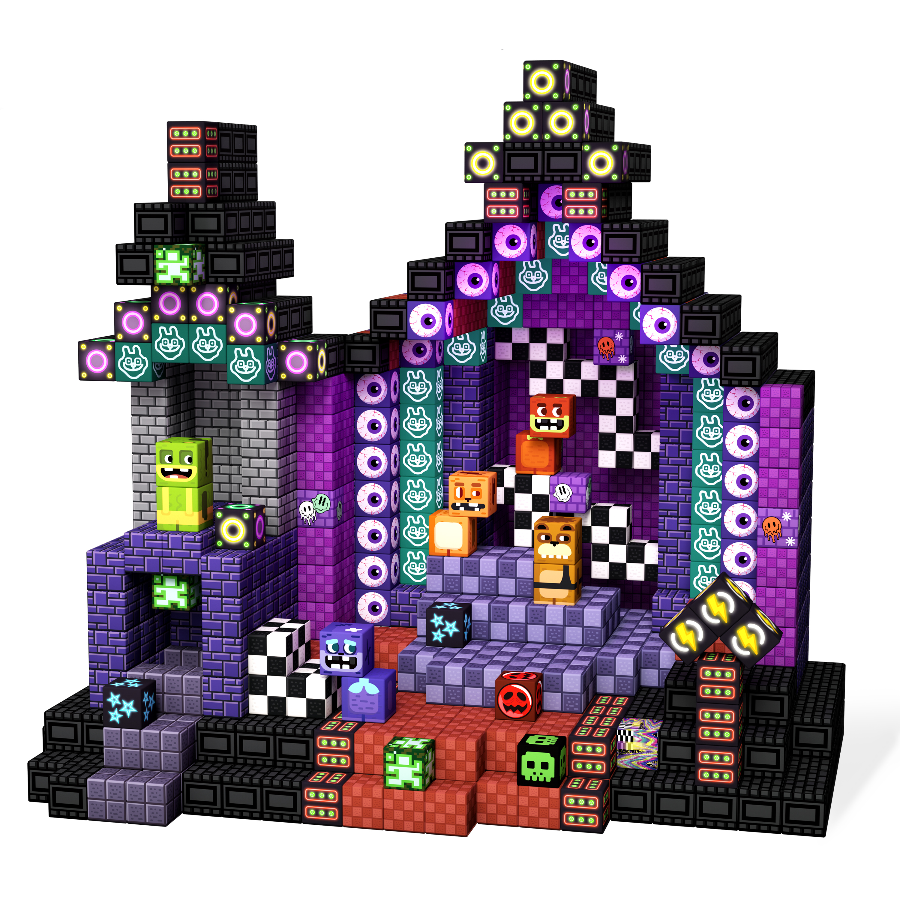 GobiDex Magnetic Building Cubes Mini (Midnight Madness)