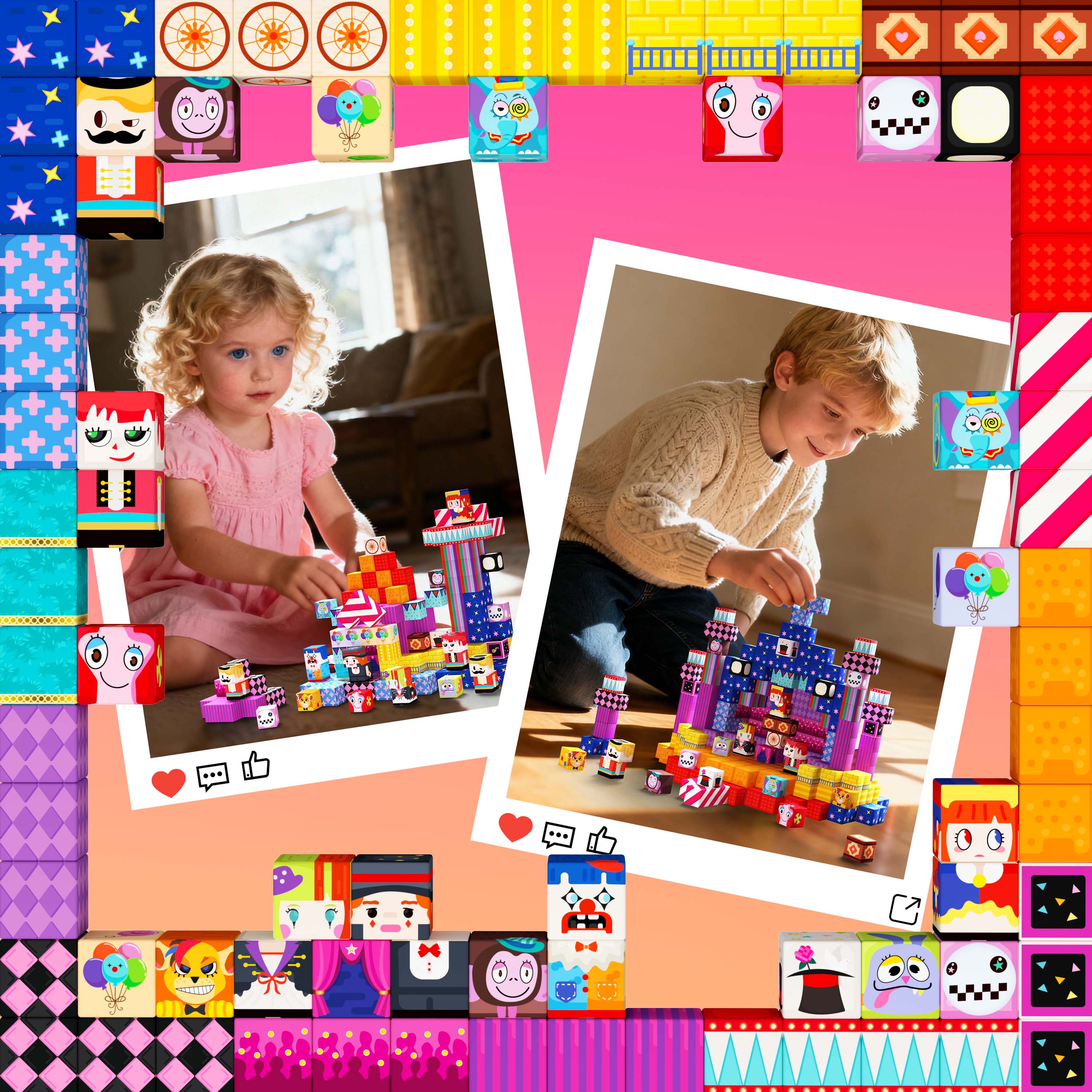 GobiDex Magnetic Building Cubes Mini (Circus Carnival)