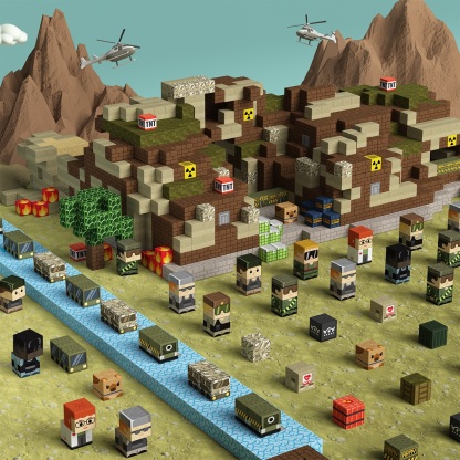 GobiDex Magnetic Building Cubes (Recon Base)