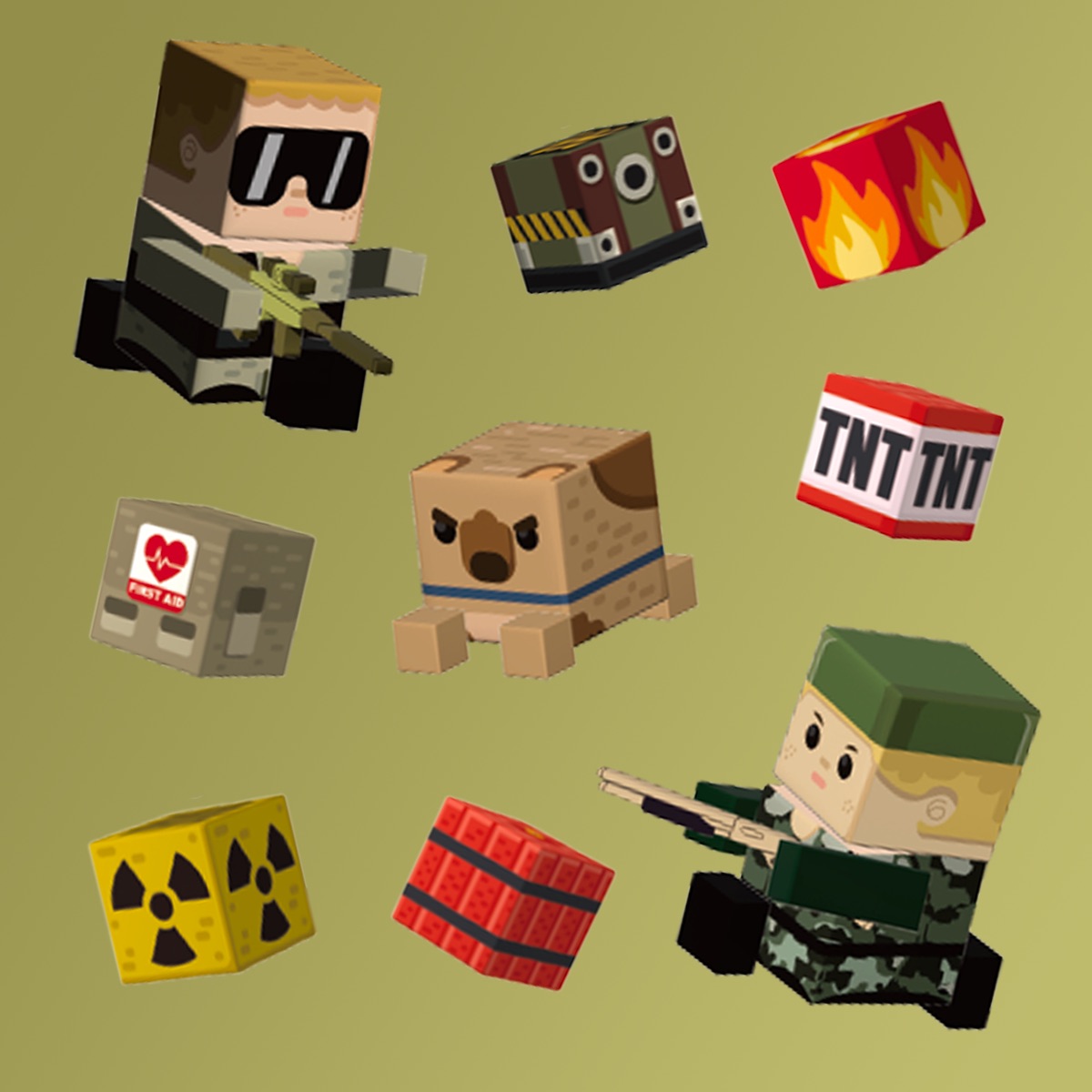 GobiDex Magnetic Building Cubes (Recon Base)