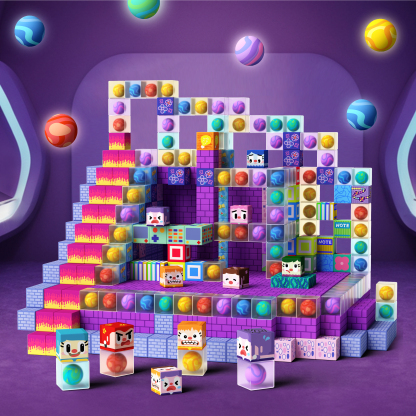 GobiDex Magnetic Building Cubes (Mood Matrix)