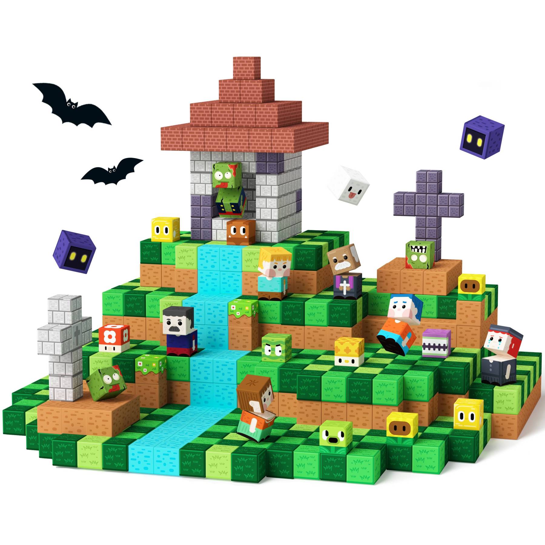 GobiDex Magnetic Building Cubes (ZomBlock)