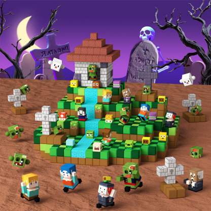 GobiDex Magnetic Building Cubes (ZomBlock)