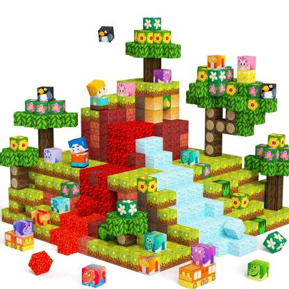 GobiDex Magnetic Building Cubes (Dinosaur)