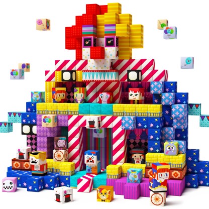 GobiDex Magnetic Building Cubes Mini (Circus Carnival)