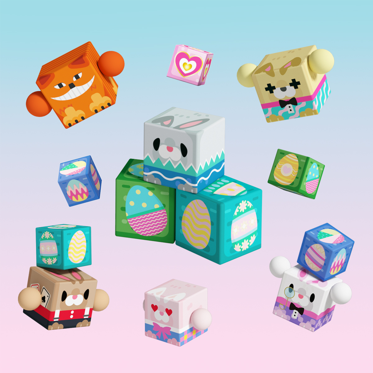 GobiDex Magnetic Building Cubes (Mystic Grove)
