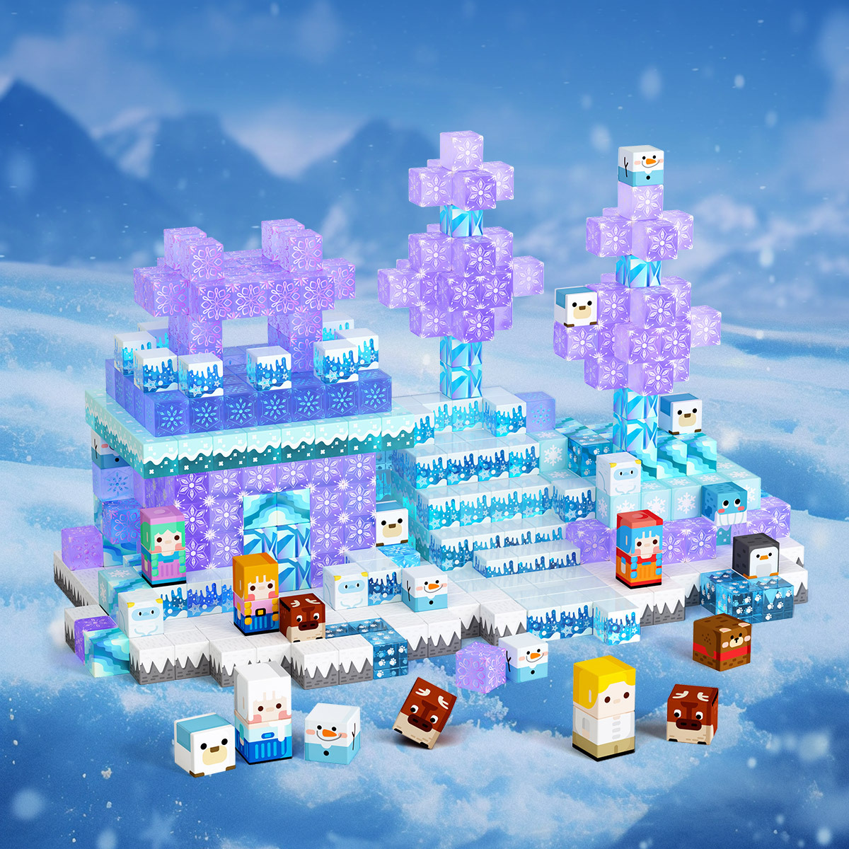 GobiDex Magnetic Building Cubes (Frozen)