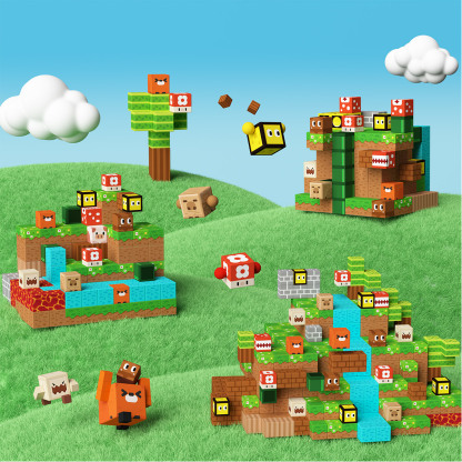 GobiDex Magnetic Building Cubes (Lumberjack)