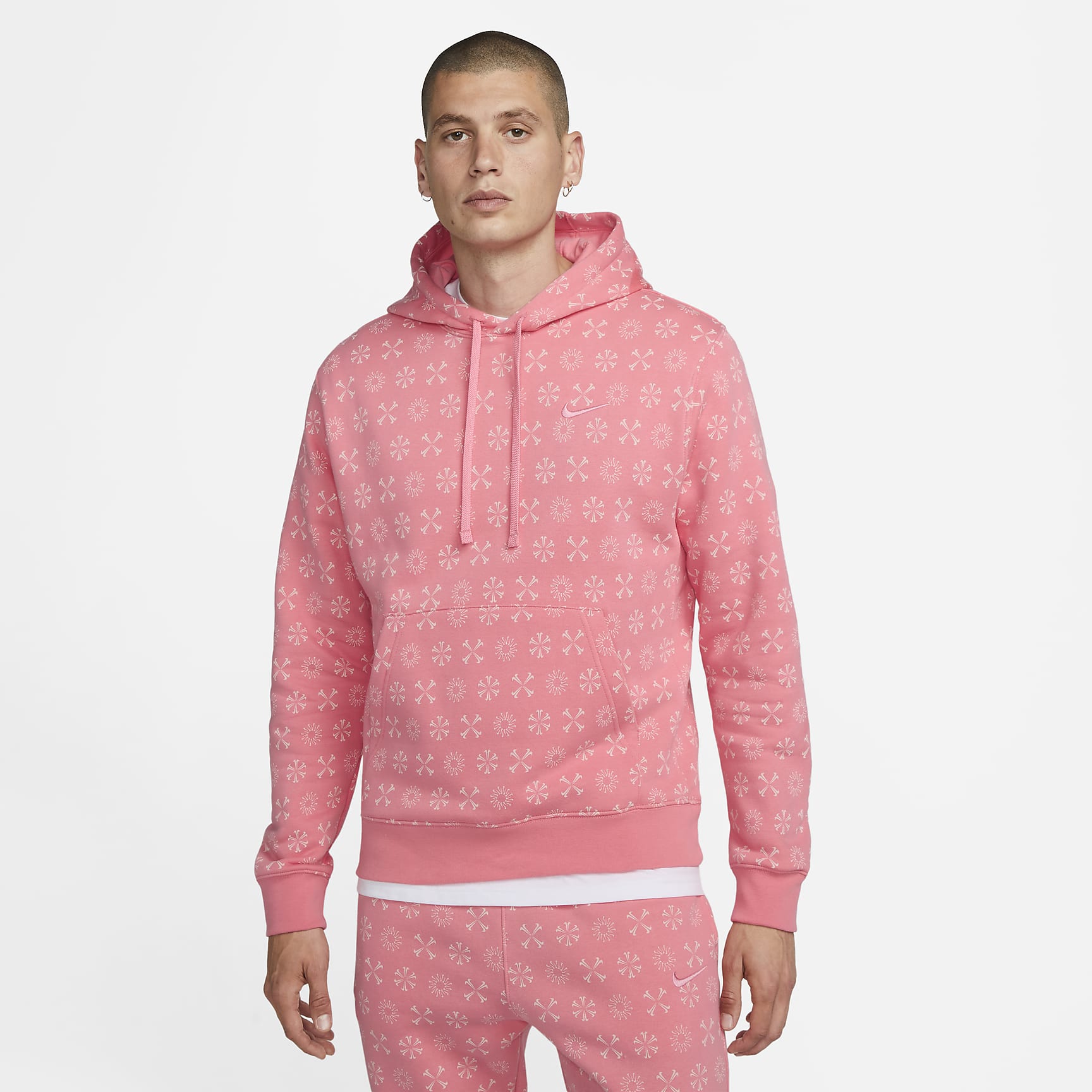 Sportswear Club Fleece - Men's Monogram Hoodie