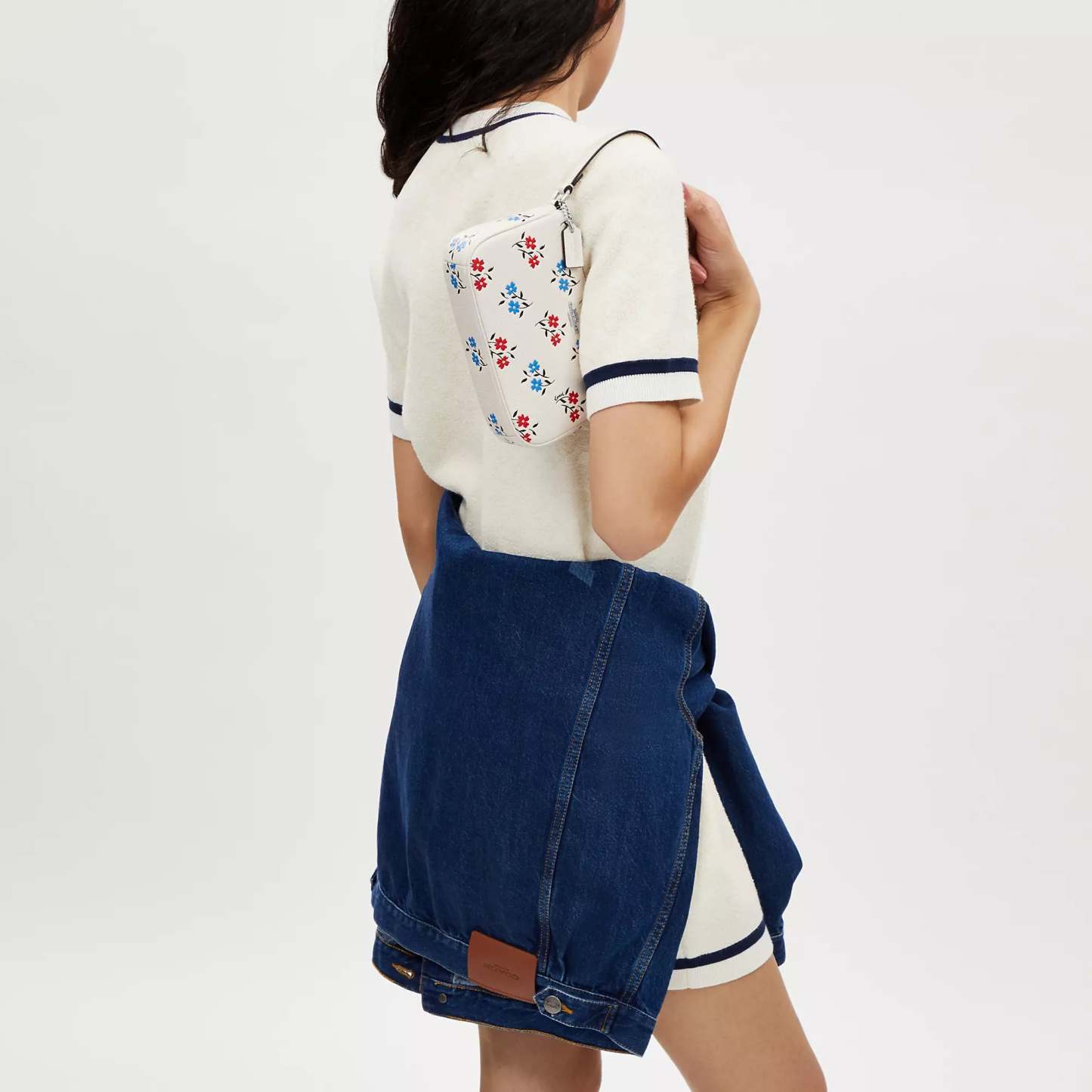 Coathtch  Shoulder Bag With Floral Print
