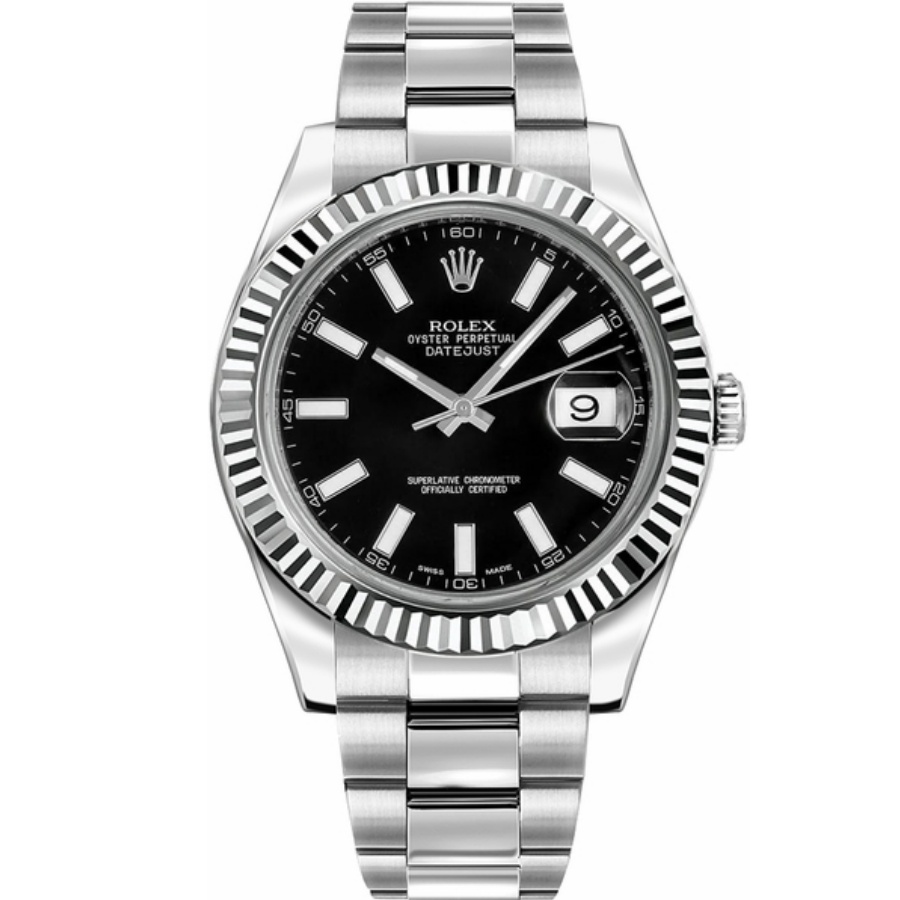 Datejust II 41 Fluted Bezel Men's Watch 116334