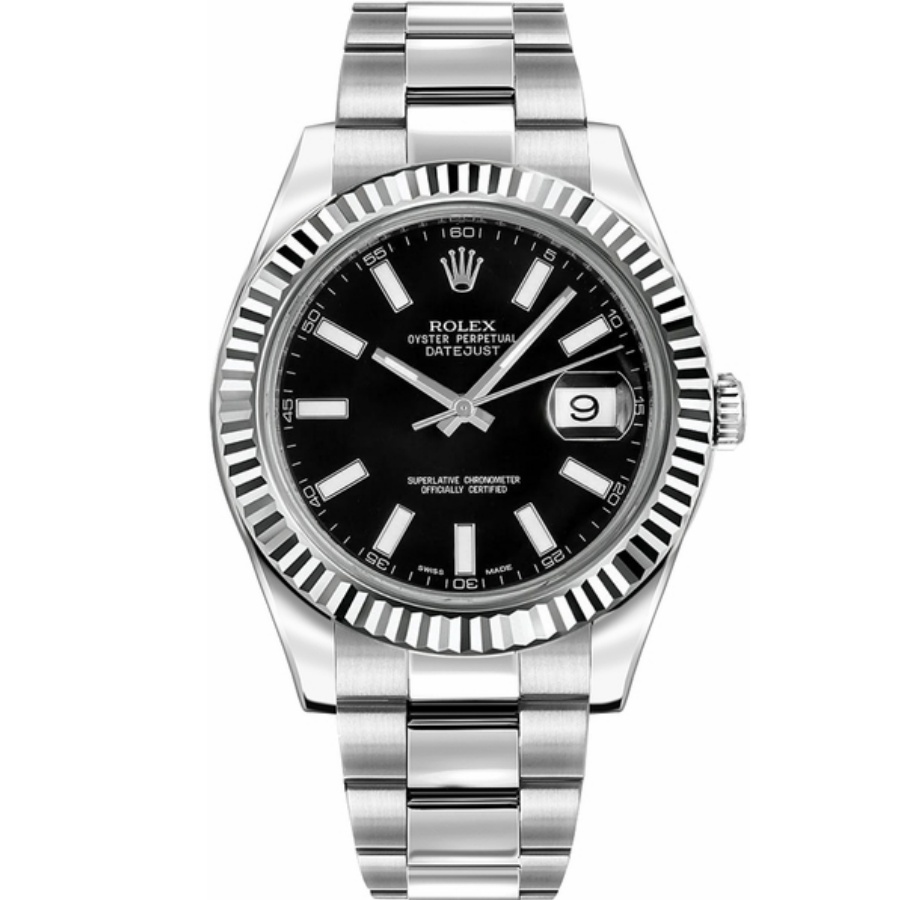 Datejust II 41 Fluted Bezel Men's Watch 116334