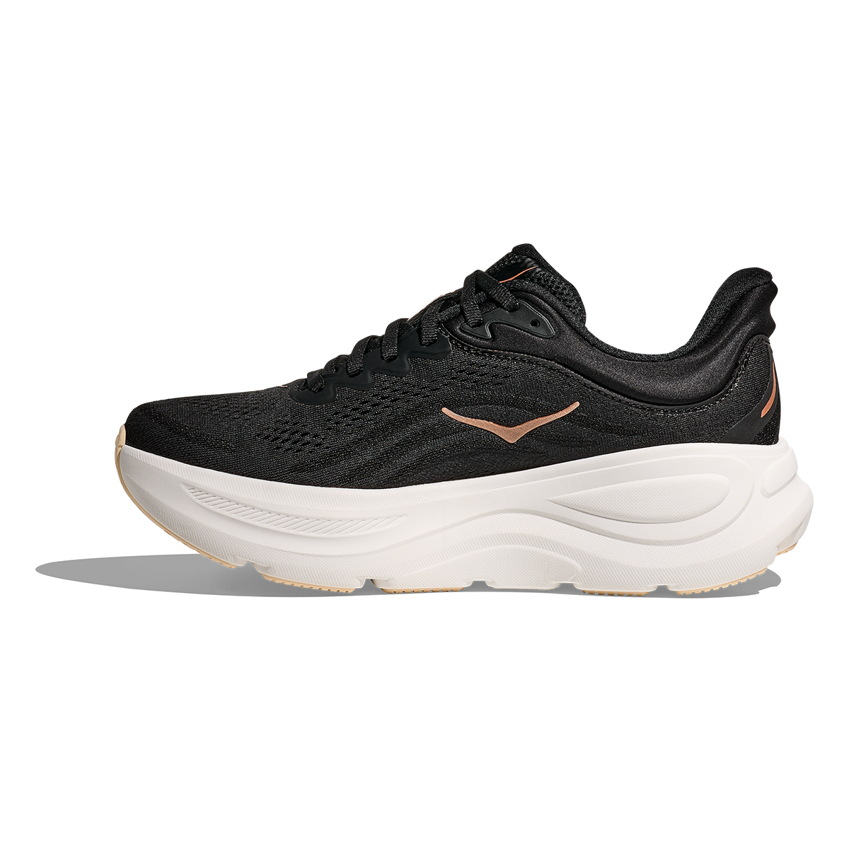 HthtOKA Women's Bondi 9 Black - Rose Gold