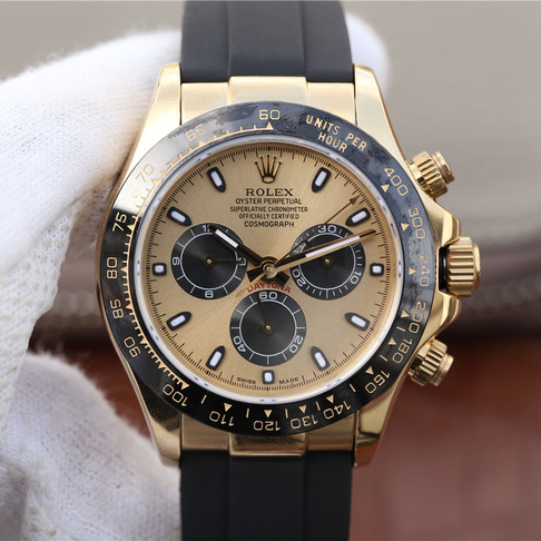 Daytona Champagne Dial with Black Subdials 40mm