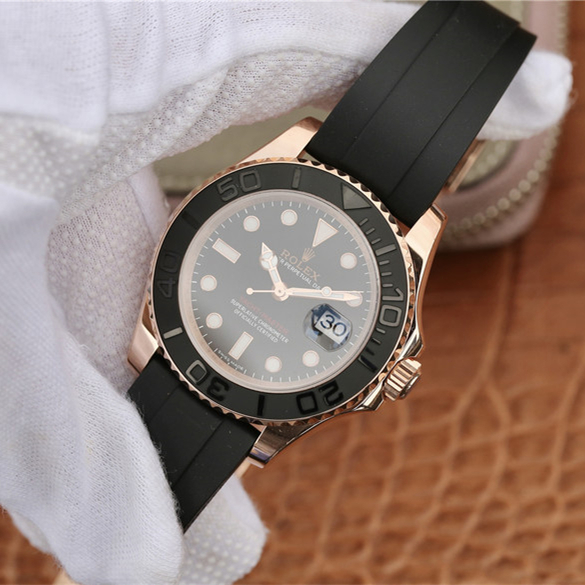 Yacht-Master Rose Gold Black Ceramic Bezel 40mm